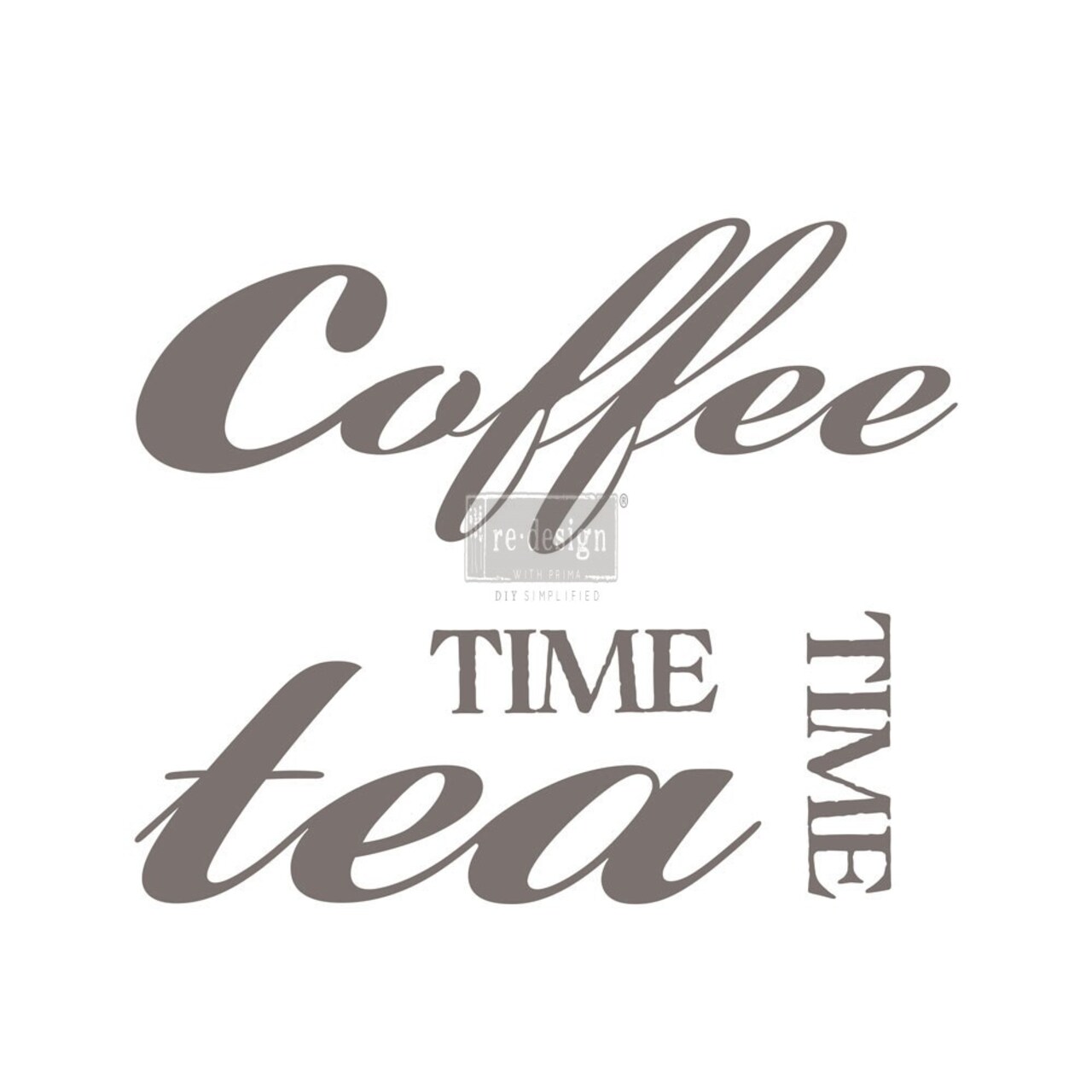 Redesign Transfer Coffee Tea 27&#x22;x11&#x22; 655350633165